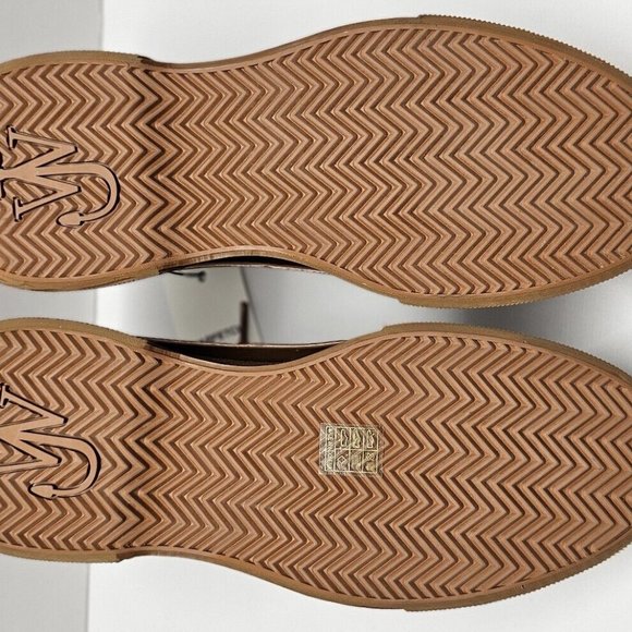 RARE JW Anderson Paneled Low-top Sneakers Leather Brown US Size 8 EU40 NEW - Picture 7 of 7